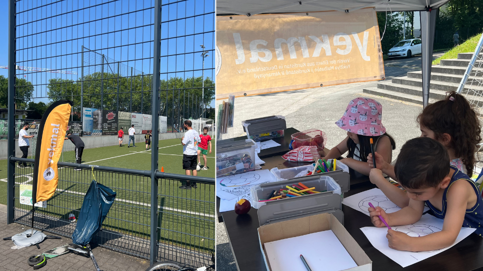 Sport, Spiel und Kreativit&auml;t beim Fu&szlig;ballturnier in Essen